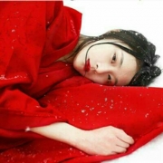 古风头像女真人红衣，古