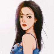 30-40岁女人头像卡通，手绘