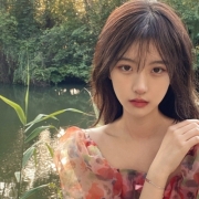 现实长发真人少女头像图