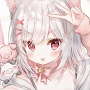 猫耳朵头像女，猫耳少女简单可爱