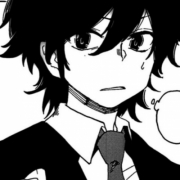 漫画头像男生黑白图片，好看的黑白动漫男头