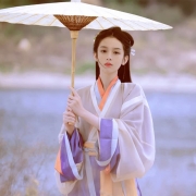 古风打伞伤感女生头像图