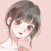 大眼樱桃小嘴动漫女生头像图片，软妹动漫头像可爱粉色系图片